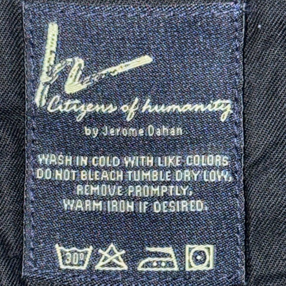 👖🌿 CITIZENS OF HUMANITY Amber #263 Stretch Bootcut Dark Wash Blue Women’s Sz 27 - Picture 5 of 8